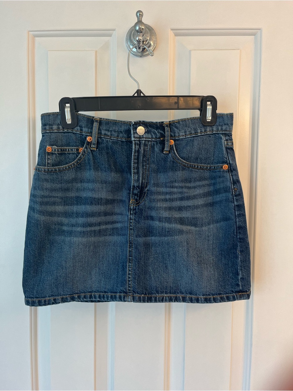 Gap Classic Dark Blue Denim Mini Skirt size 4